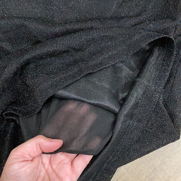 Beautiful sparkle black midi dress! - Picture 3 of 3